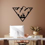 Wallity Mother And Son 4 Escultura de pared en Negro